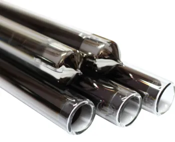 High Efficiency All-Glass Three-Target Solar Vacuum Tubes