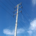 Low power transmission pole distribution transmission pole