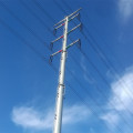 Low Voltage Electric Pole 10M Hot Dip Galvanized Steel low voltage Pole Supplier