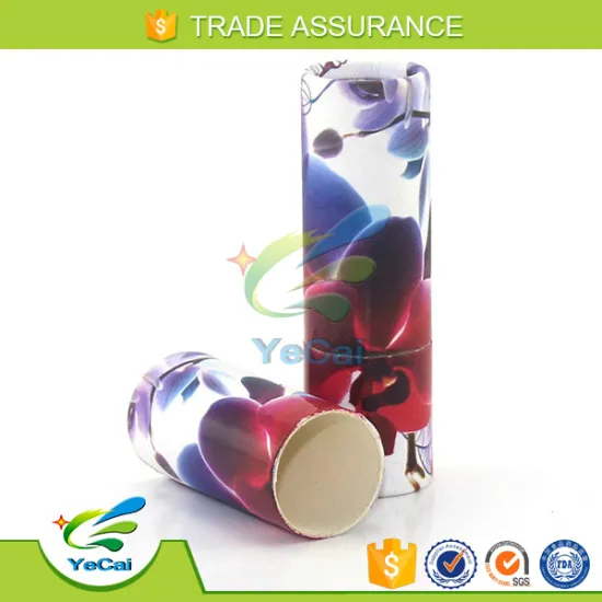 Hot sale UV coating empty cardboard lipstick container
