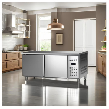 Stainless Steel Commercial Pizza Refrigerator Prep Table