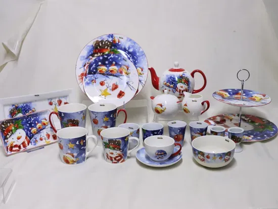 Christmas Ceramic Dinner Set