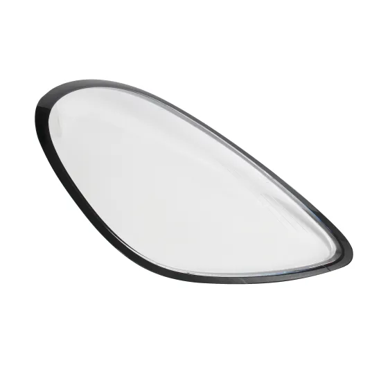Factory Outlet Auto Parts Black Border Transparent Headlamp Glass Lens Cover for 981 13-15 Year" could be shortened to:

"Black Border Headlamp Glass Lens Cover for 981 (2013-2015)