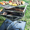 Grill barbecue pieghevole in acciaio inossidabile