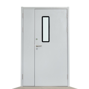 Standard Steel Medical Double Door for Lab and Operating Room - Anti-bacterial Solution