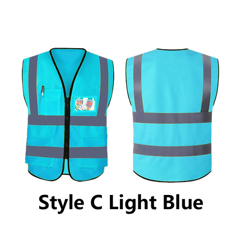 Hi Vis Breakaway Reflective Tape Safety Vest