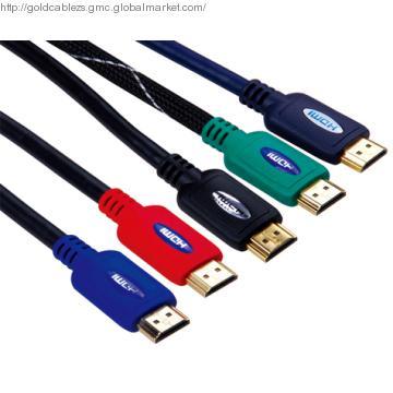 HDMI A to HDMI A Cable Molding and sticker type