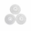 Precision Small Plastic White Texture Gear Plastic Parts