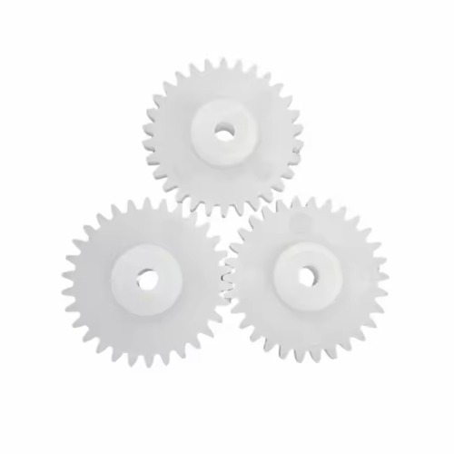 White Plastic Gear 20mm Custom Injection Molding Parts