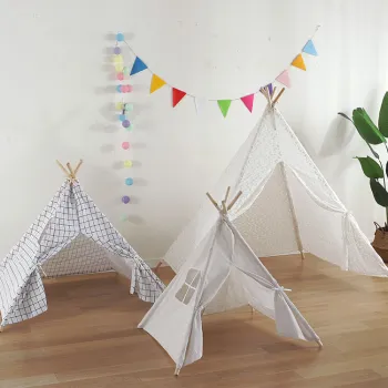 Indoor and outdoor children's teepee indian tents