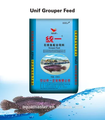 Unif Aquatic Fish Feed, Grouper High Protein Extruded Sinking Feed, 20kg, #9(20.0mm)