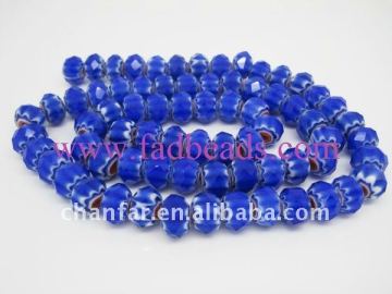 Flower crystal beads