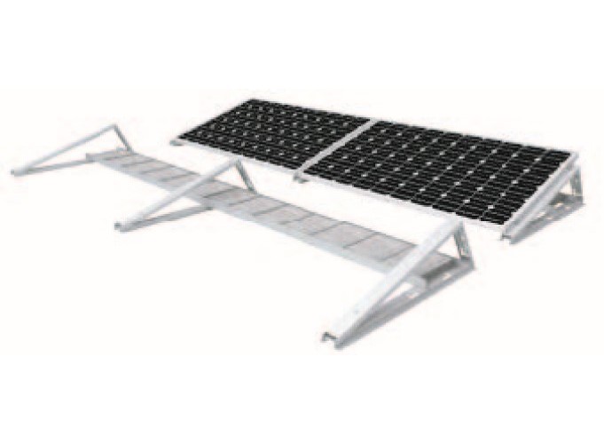 Ballast Solar Mounting Structure for Flat Roof