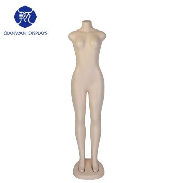 Factory big sale plastic female cheap headless mannequin in Guangzhou