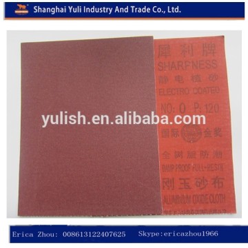 sanding cloth sheet/abrasive cloth