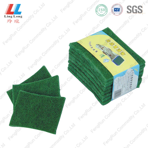 scouring pad washing