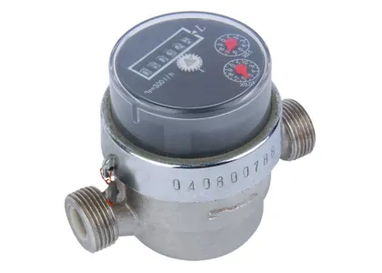 Plastic Resident Mechanical Water Meter / Drinking Water Measuring Instrument