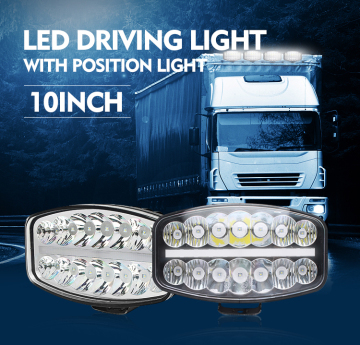 Super Bright 9 inch led driving light spot lights High Low Beam DRL 80w 6000k offroad led work light heavy truck headlights
