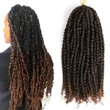 Synthetic Pre-Twisted Passion Twist Hair Hot crochet Curly braids crochet hair extension passion twist hair