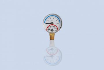 Temperature pressure gauge