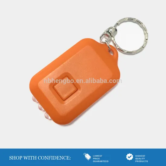 orange 3 leds solar led key light push button