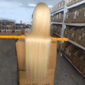 Blond 613 HD Spuer frontal wig mënschlech Hoer réi 13x4 13x6 Hunneg blouf Lapte 613 HD trennen de Mënsch.