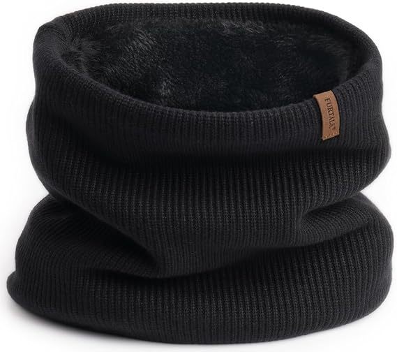 Winter Neck Warmer Men Ski Neck Gaiter Scarf For Men Women Thick Warm Fleece Windproof Scarves