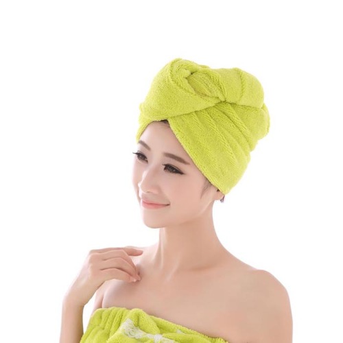 nouvelle serviette de cheveux de turban de fibre de haute qualité