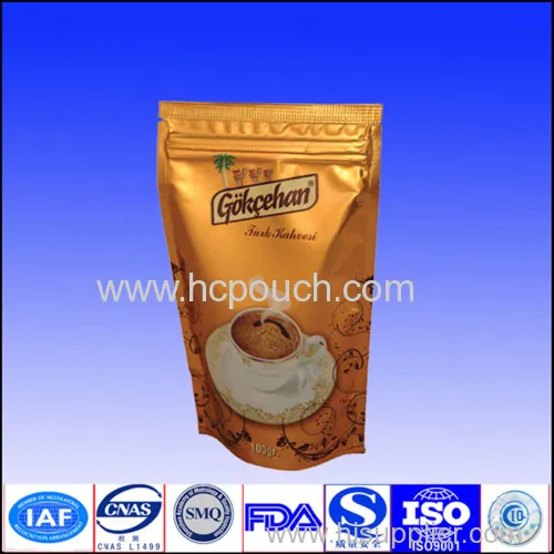 Aluminium Stand Up Coffee Pouch 
