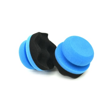 Wax Sponge: Car Wax Sponge, Tire Shine Applicator Pad with Handle