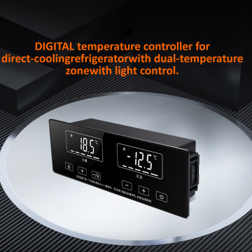 Digital Temperature Controller for Dual-Zone Direct-Cool Refrigerator with Light Control - RC-32