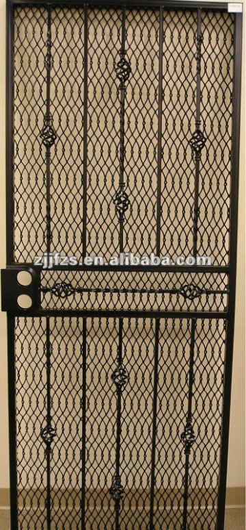 Black Steel security doors, Steel doors