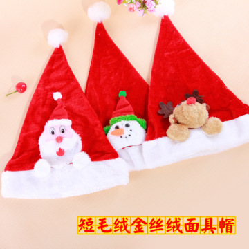 CM29 Chrismas Hat gold velvet wholesale