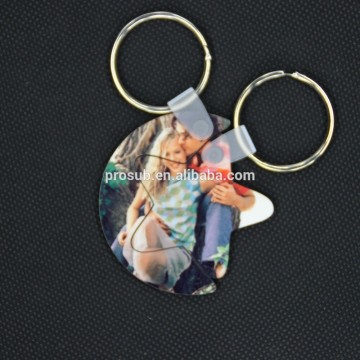 wholesale personalized custom romantic couples stars and moon hug auto key chain/keyring