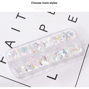 Starkybeauty 2024 New Design Nail Art Salon 12 Color Glitter Luxury Rhinestone Charms