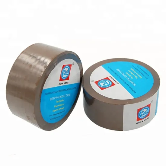 Brown Tan colored bopp packing tape Heavy Duty