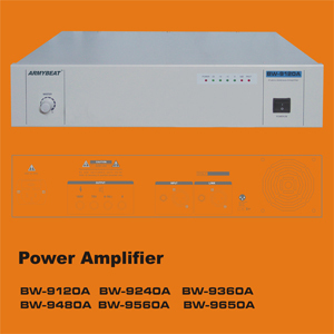 Public Address Amplifier BW-8120A BW-8240A