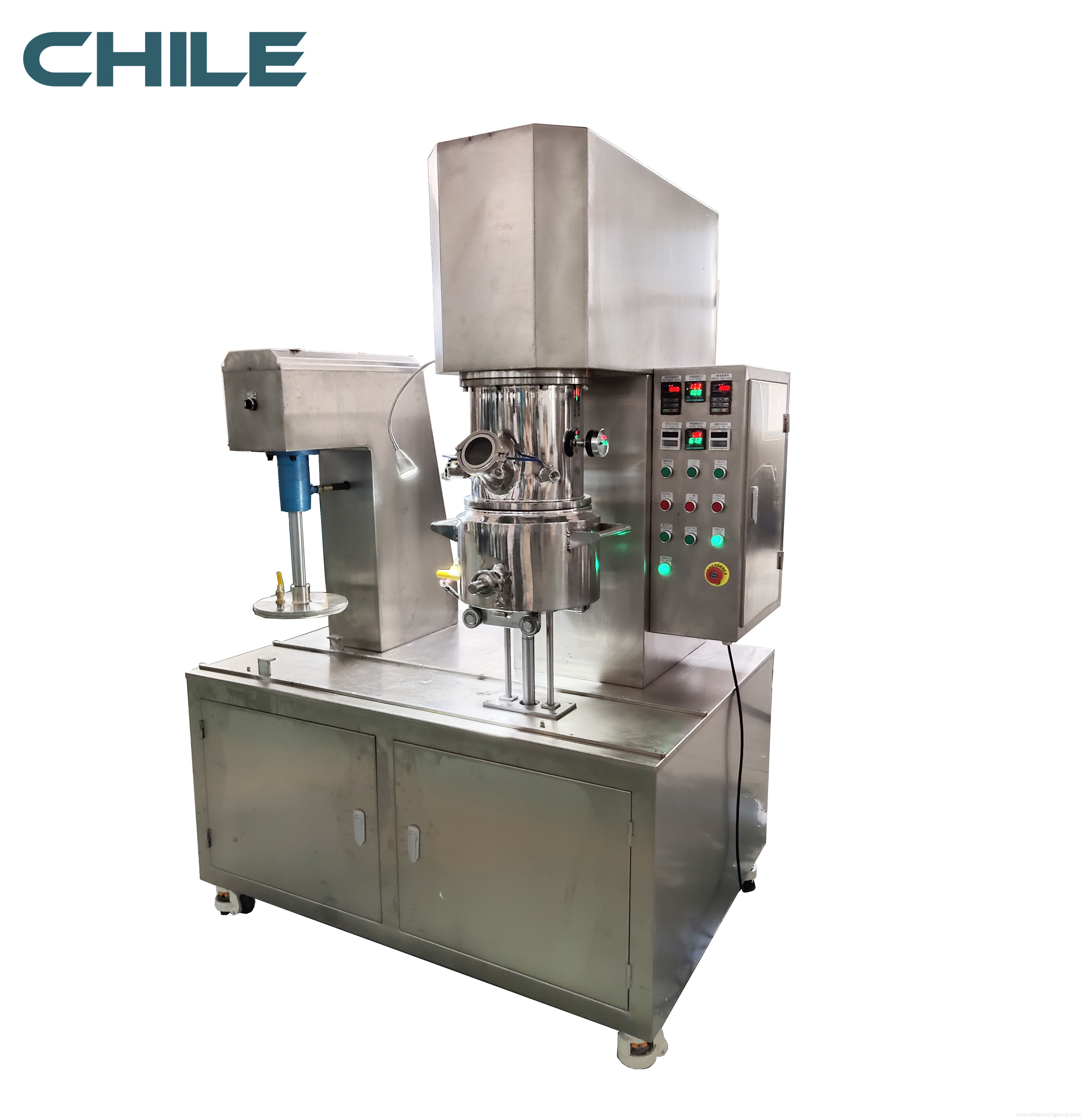 Double planetary mixer with vacuum mixing machine mixer