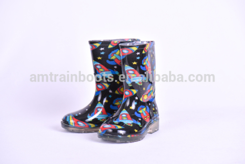 Popular PVC Shinny Rain lovely Boots for kids