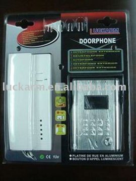 2012 Cheapest wireless 300m intercom/LED light audio door phone