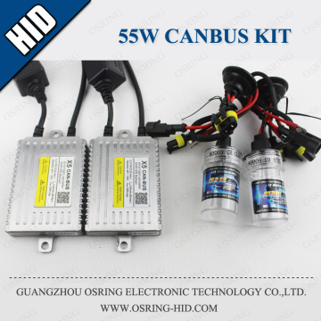 OSRING Best quality Xenon HID Kit X5 55W 12V AC 6000K H3 canbus kit