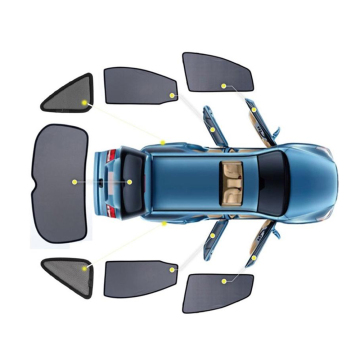 Magnetic Car Window SunShades Mesh Shade Blind Set for Multiple Car Brands