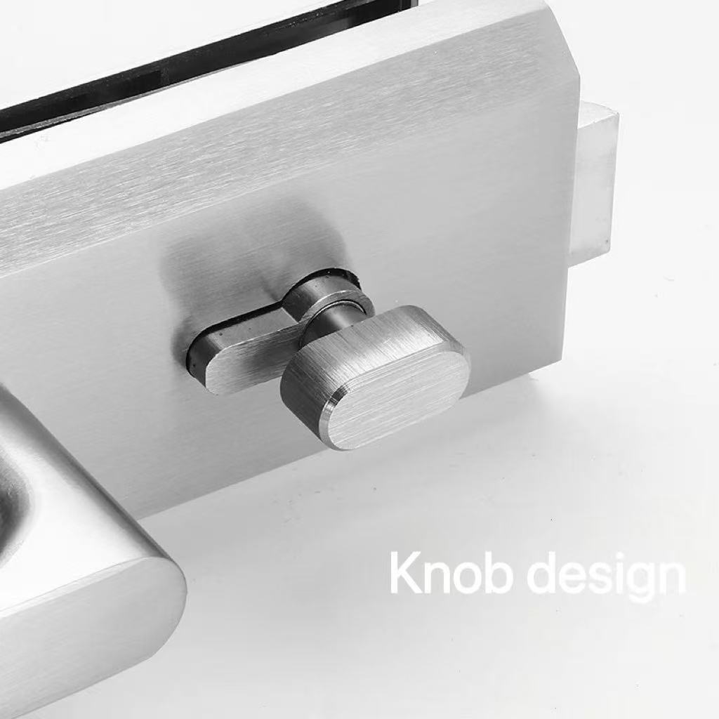 Glass door lock