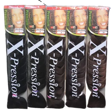 Synthetic wholesale 82 inch braiding  jumbo ombre hair extensions x pression prestretched braiding hair expression extension