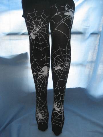 Spiderweb Printing Pantihose (WF16-0387)