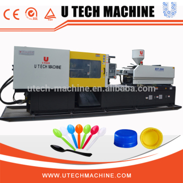 Fully automatic plastic fork spoon injection machine/cap making machine