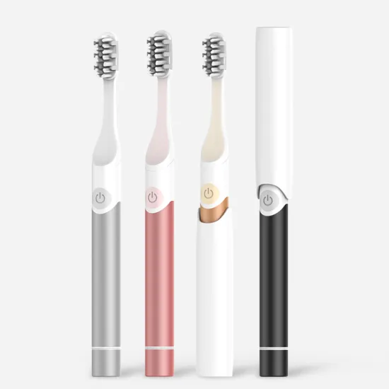 Metallochrome 2024 OEM Adult Sonic Electric Toothbrush with Travel Cover & Mirror Mount - Features Soft Bristles and Timer, Includes Metal Handle