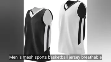 Men Mesh Basketball Jersey for Performance Training