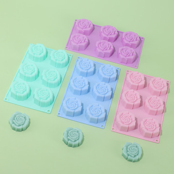 Aangepaste DIY anti-stick 3D Soap Molds voor eenvoudige pop-out zeep maken