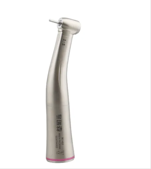 Fiber Optic Contra Angle Dental Handpiece with 4-Way Spray